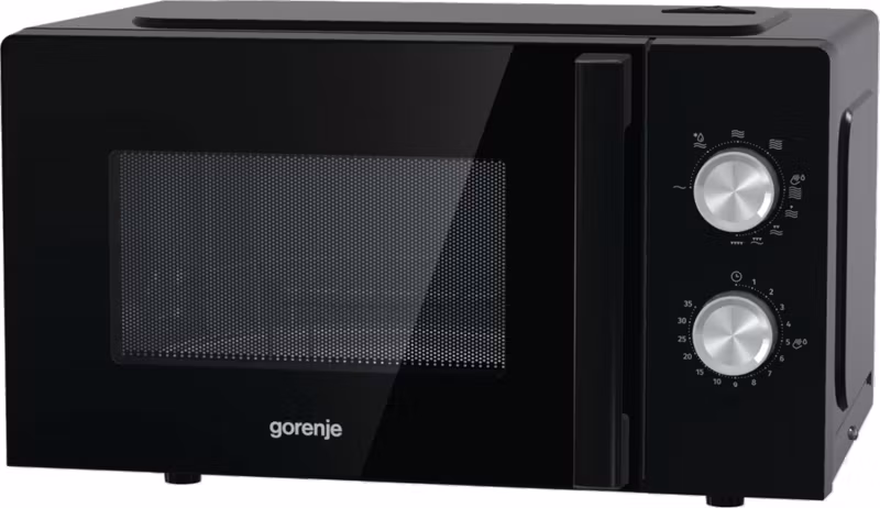 Gorenje MO20E2BH svart mikrovågsugn med grill, bänkmodell 20 L 800 W