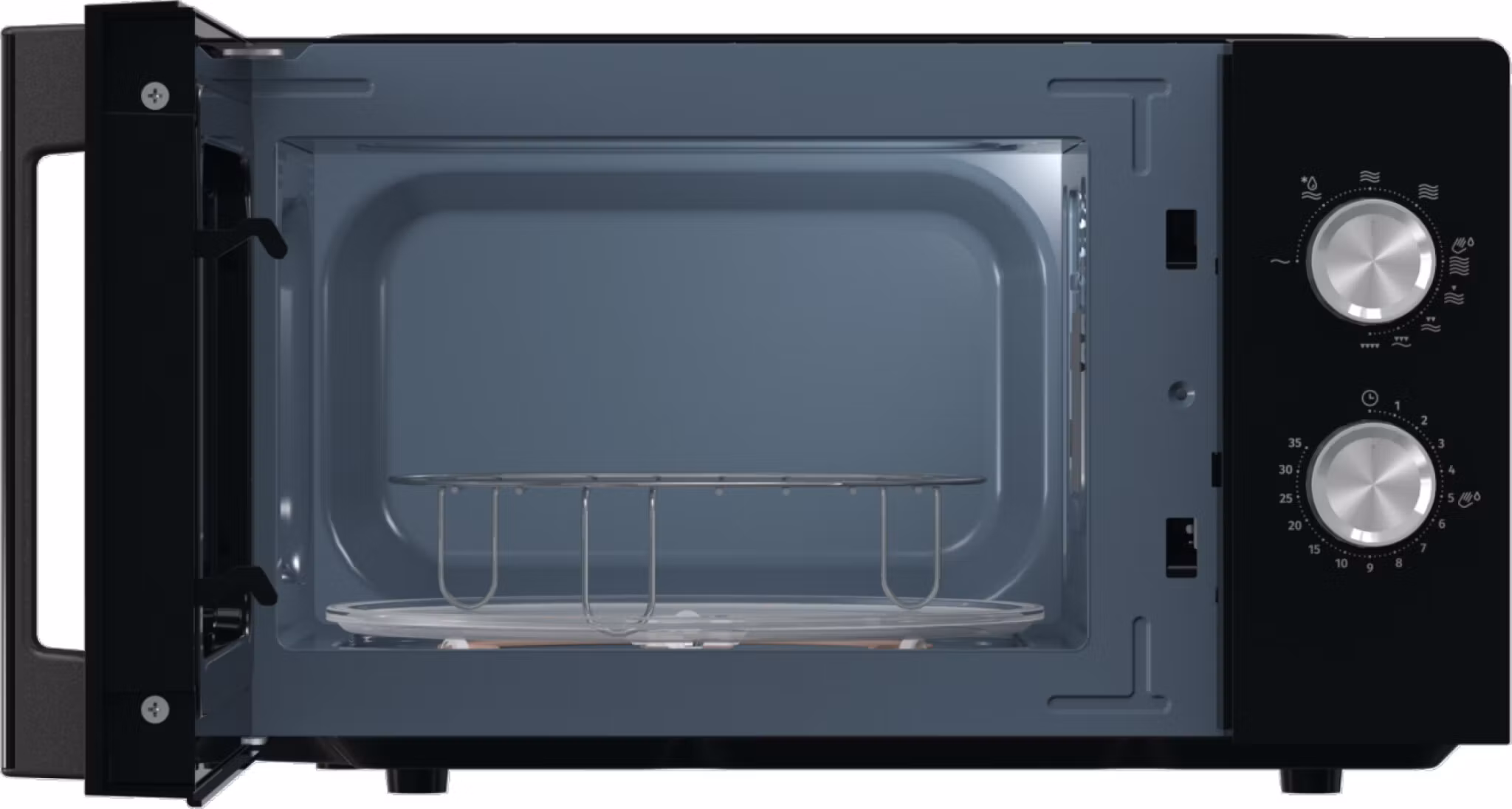 Gorenje MO20E2BH svart mikrovågsugn med grill, bänkmodell 20 L 800 W