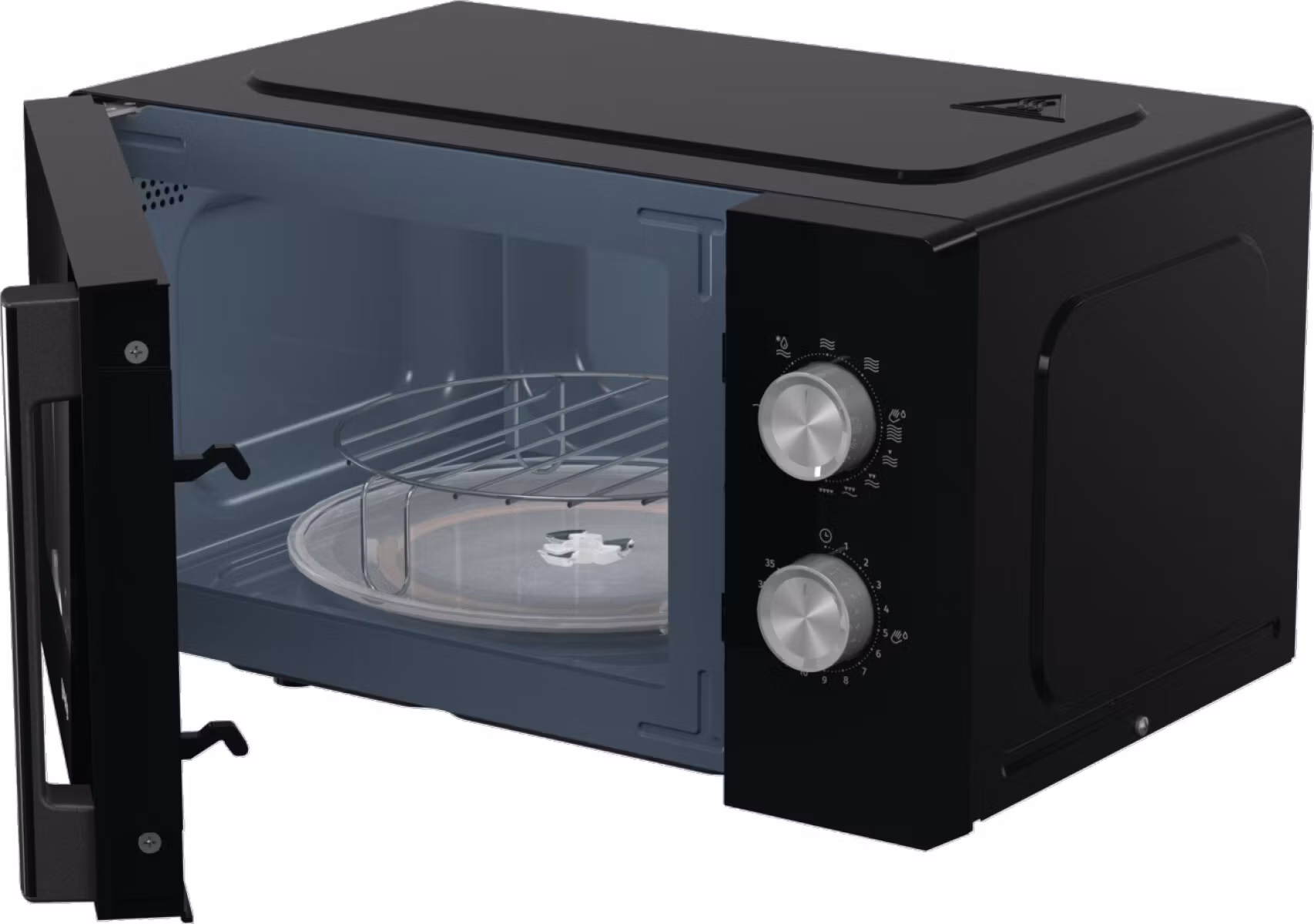 Gorenje MO20E2BH svart mikrovågsugn med grill, bänkmodell 20 L 800 W