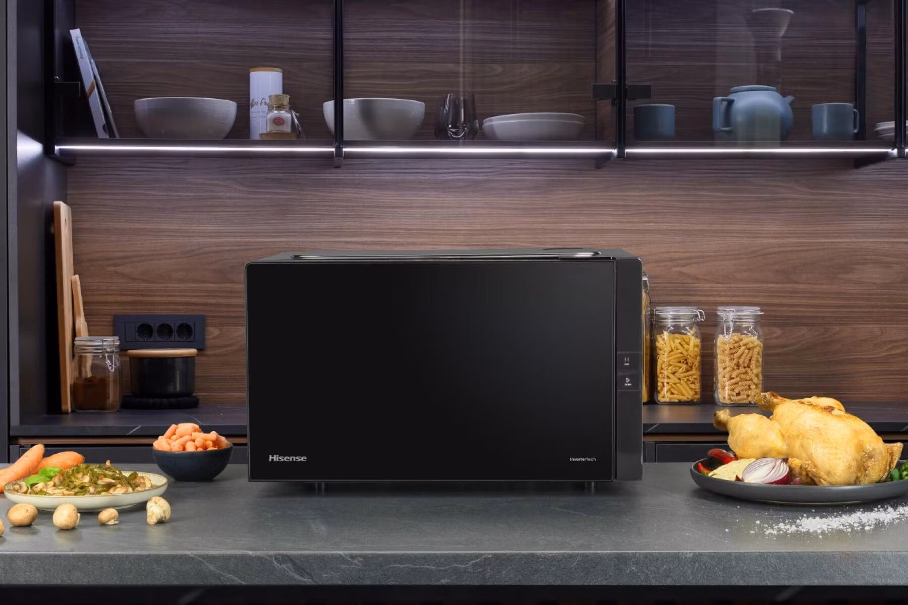Hisense mikrovågsugn med grill H25MOBS4HGI