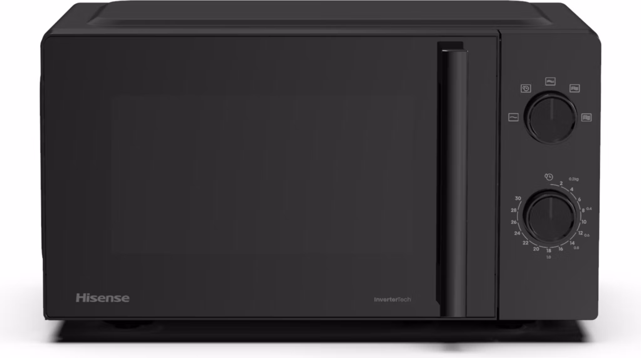 Hisense H20MOBP1HI svart solo mikrovågsugn för bänk, 20 L, 700 W