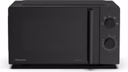 Hisense H20MOBP1HI svart solo mikrovågsugn för bänk, 20 L, 700 W