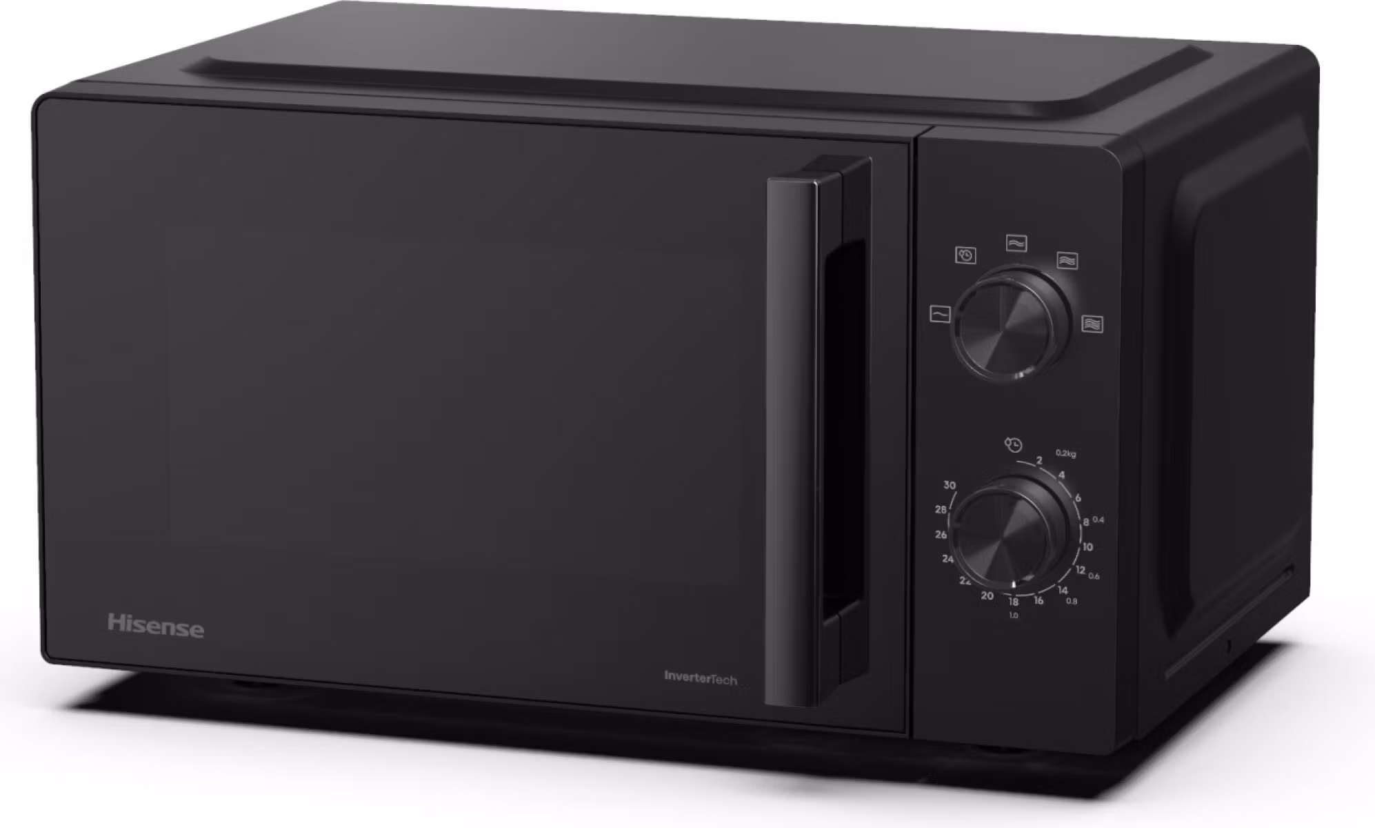 Hisense H20MOBP1HI svart solo mikrovågsugn för bänk, 20 L, 700 W