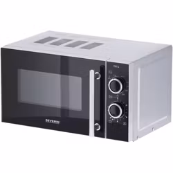 Severin MW 7751 mikrovågsugn (rostfritt stål, borstat, med grillfunktion)