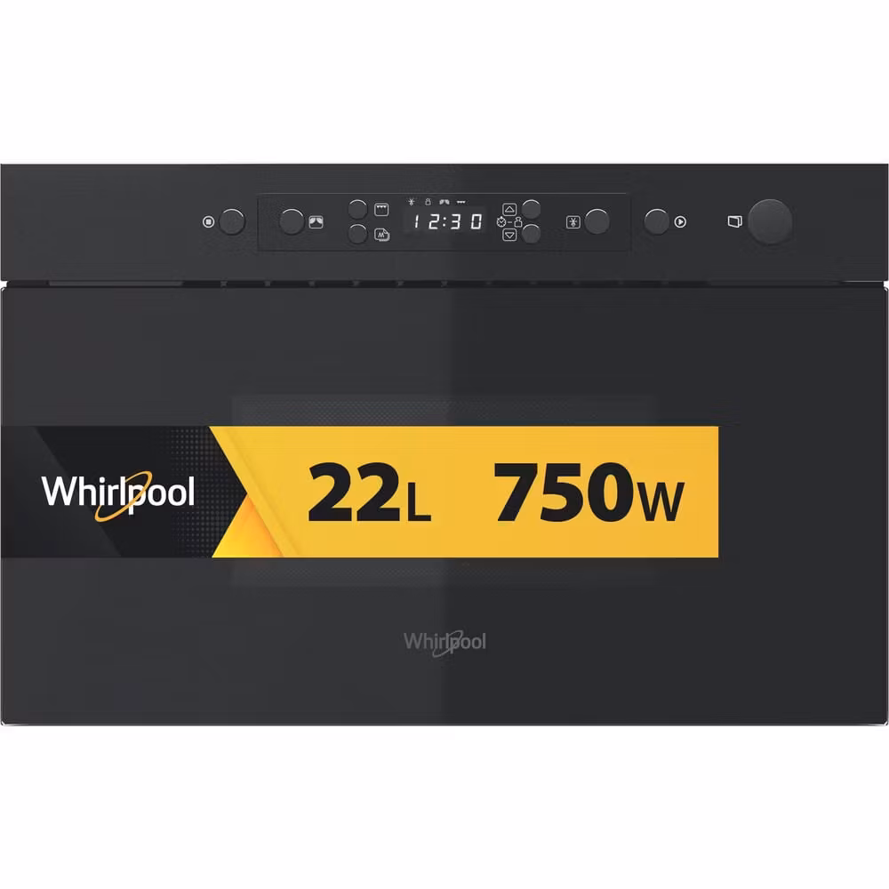 Whirlpool MBNA920B Svart inbyggd grillmikrovågsugn 22 L 750 W
