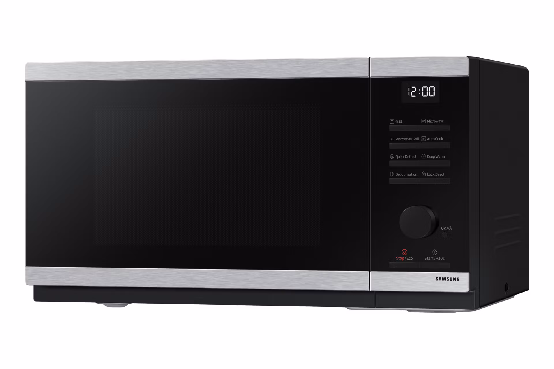 Samsung MG23DG4524ATE2 mikrovågsugn med grill svart rostfritt stål