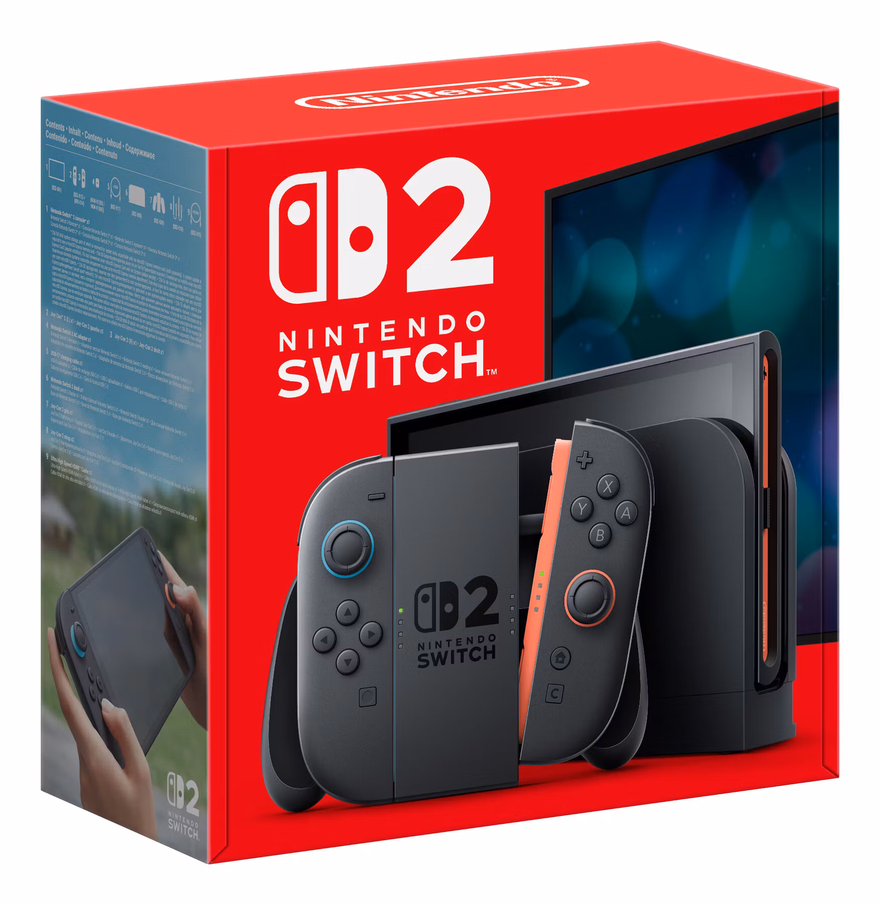 Nintendo Switch 2 bärbar spelkonsol 20,1 cm (7,9") 256 GB pekskärm Wi‑Fi svart