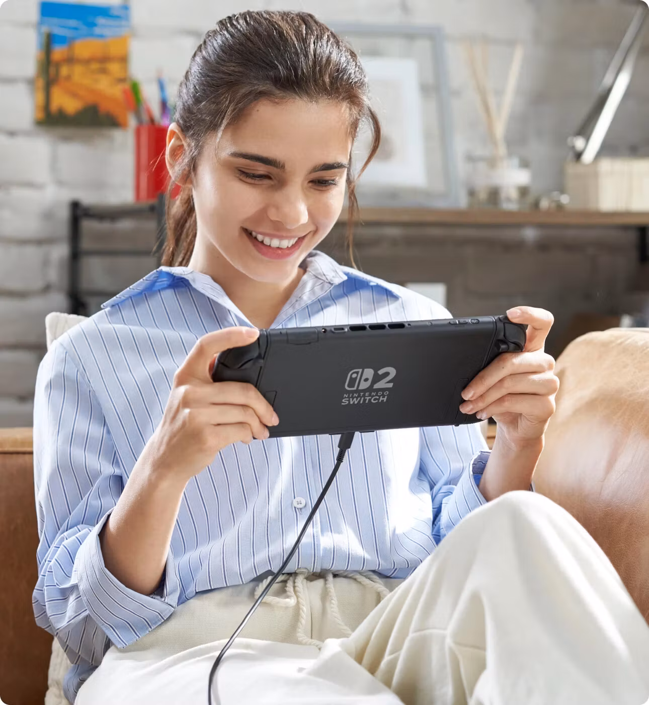 Nintendo Switch 2 bärbar spelkonsol 20,1 cm (7,9") 256 GB pekskärm Wi‑Fi svart
