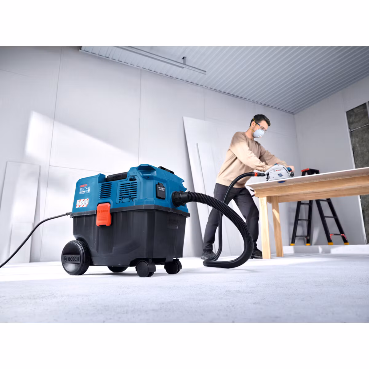 Bosch Powertools PRO GKO18V-51 sladdlös kompressor (blå/silver)