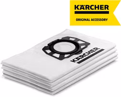 Kärcher fleecefilterpåse KFI 357 dammsugarpåsar 4-pack