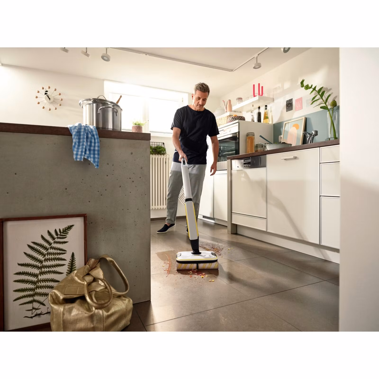 Kärcher FC 7 Cordless, golvrengörare för hårda golv (vit)