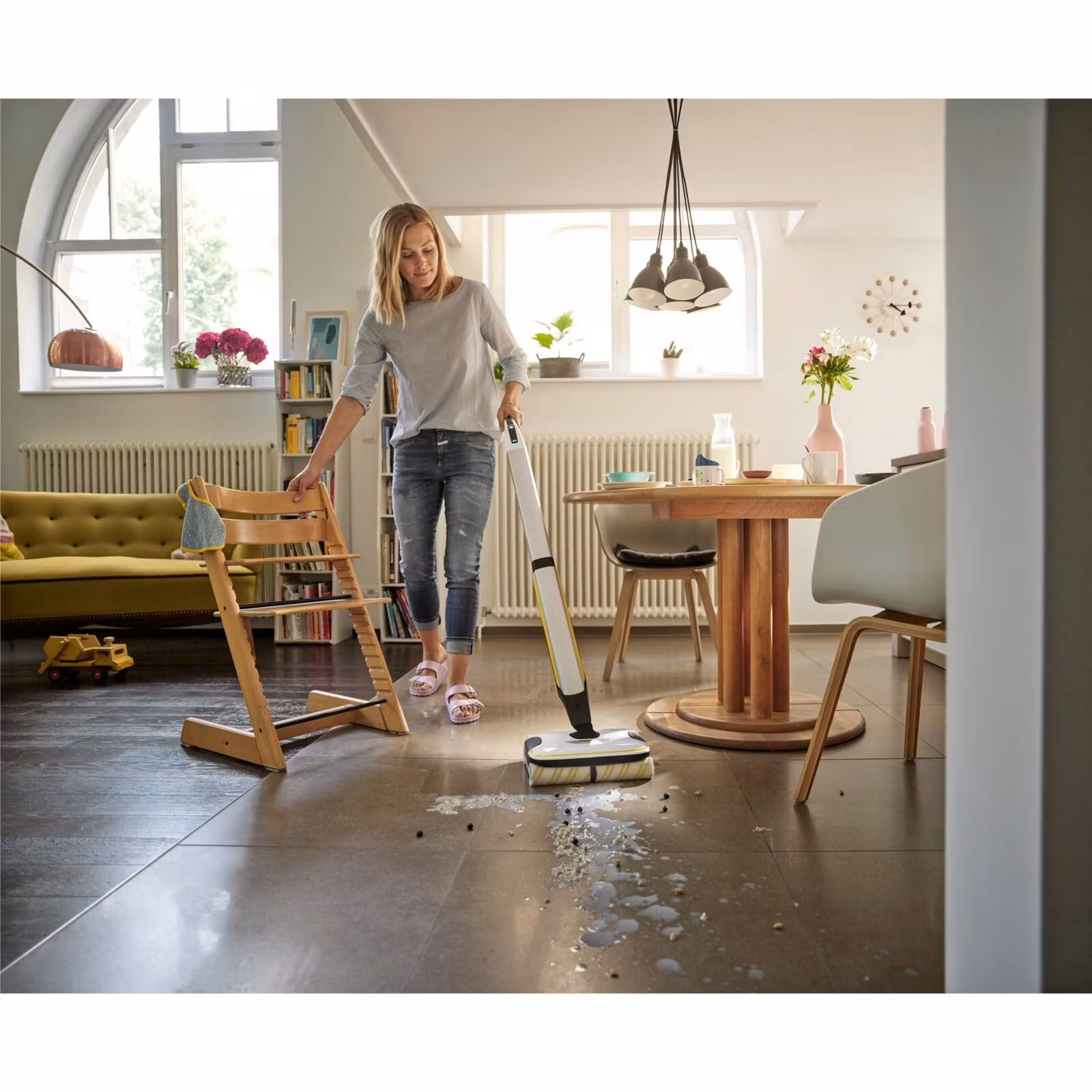 Kärcher FC 7 Cordless, golvrengörare för hårda golv (vit)