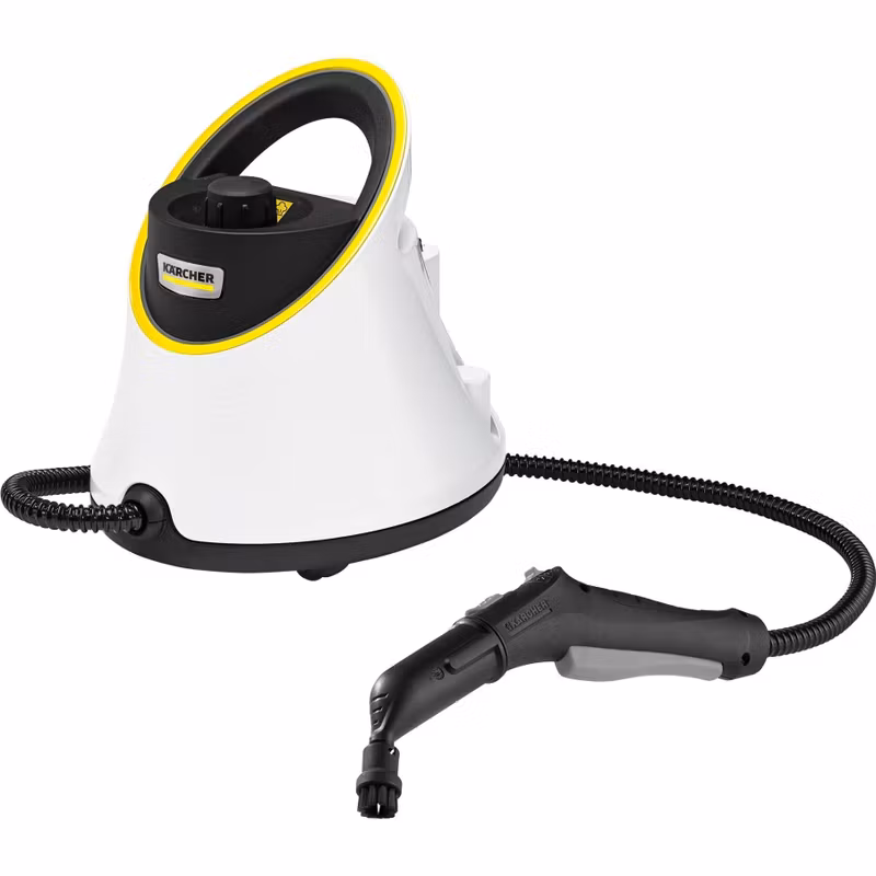 Kärcher ångtvätt SC 2 Deluxe EasyFix (vit/svart, 1 500 watt, med EasyFix golvrengöringsset)
