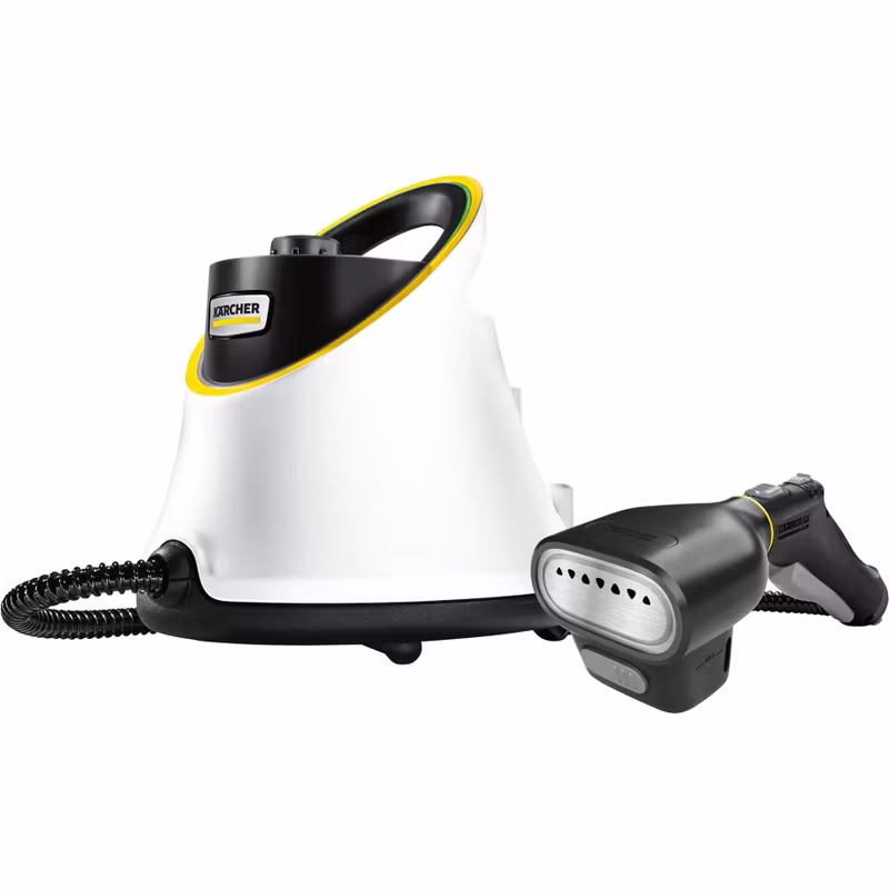 Kärcher ångtvätt SC 2 Deluxe EasyFix (vit/svart, 1 500 watt, med EasyFix golvrengöringsset)