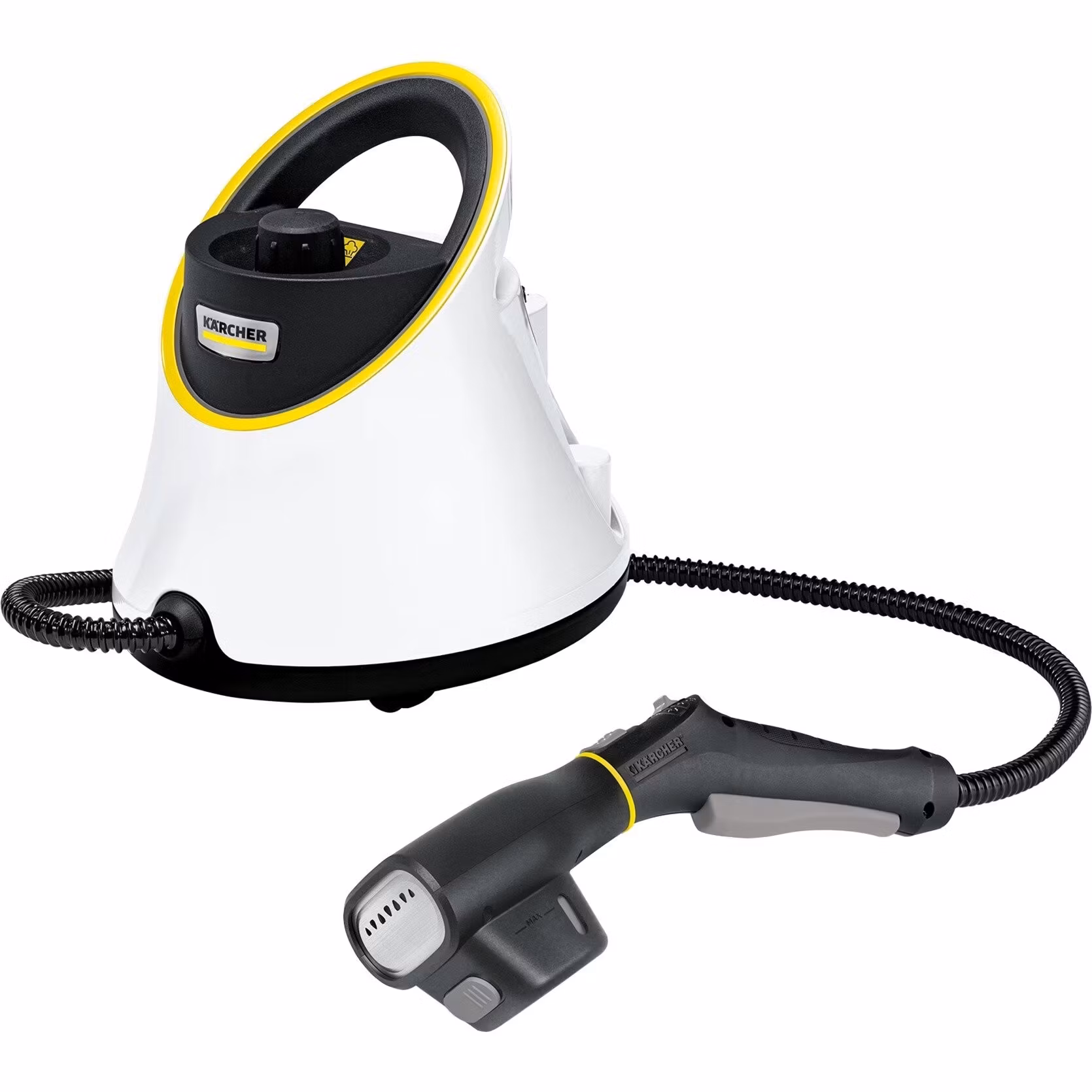 Kärcher ångtvätt SC 2 Deluxe EasyFix (vit/svart, 1 500 watt, med EasyFix golvrengöringsset)