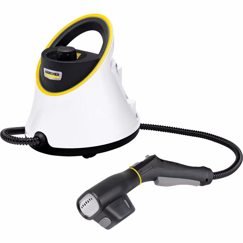 Kärcher ångtvätt SC 2 Deluxe EasyFix (vit/svart, 1 500 watt, med EasyFix golvrengöringsset)