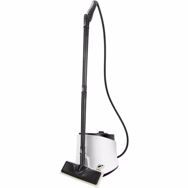 Kärcher SC 4 Deluxe Iron ångtvätt (vit/svart, 2 250 watt, med EasyFix golvrengöringsset och ångstrykejärn)