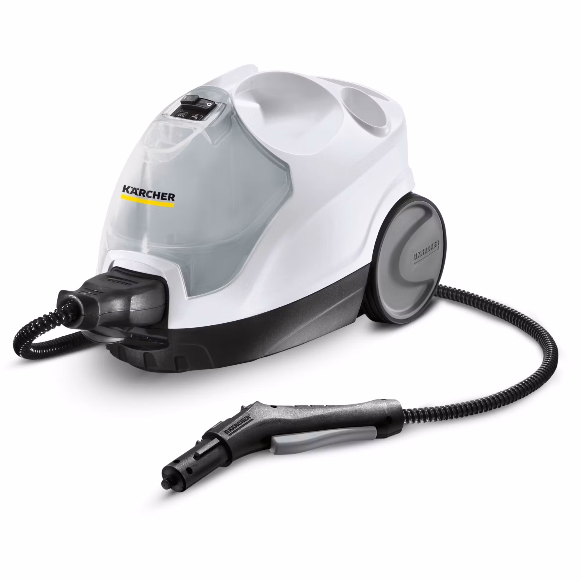 Kärcher ångtvätt SC 4 EasyFix Iron (vit/svart, 2 000 watt, inklusive ångtrycksstrykjärn)