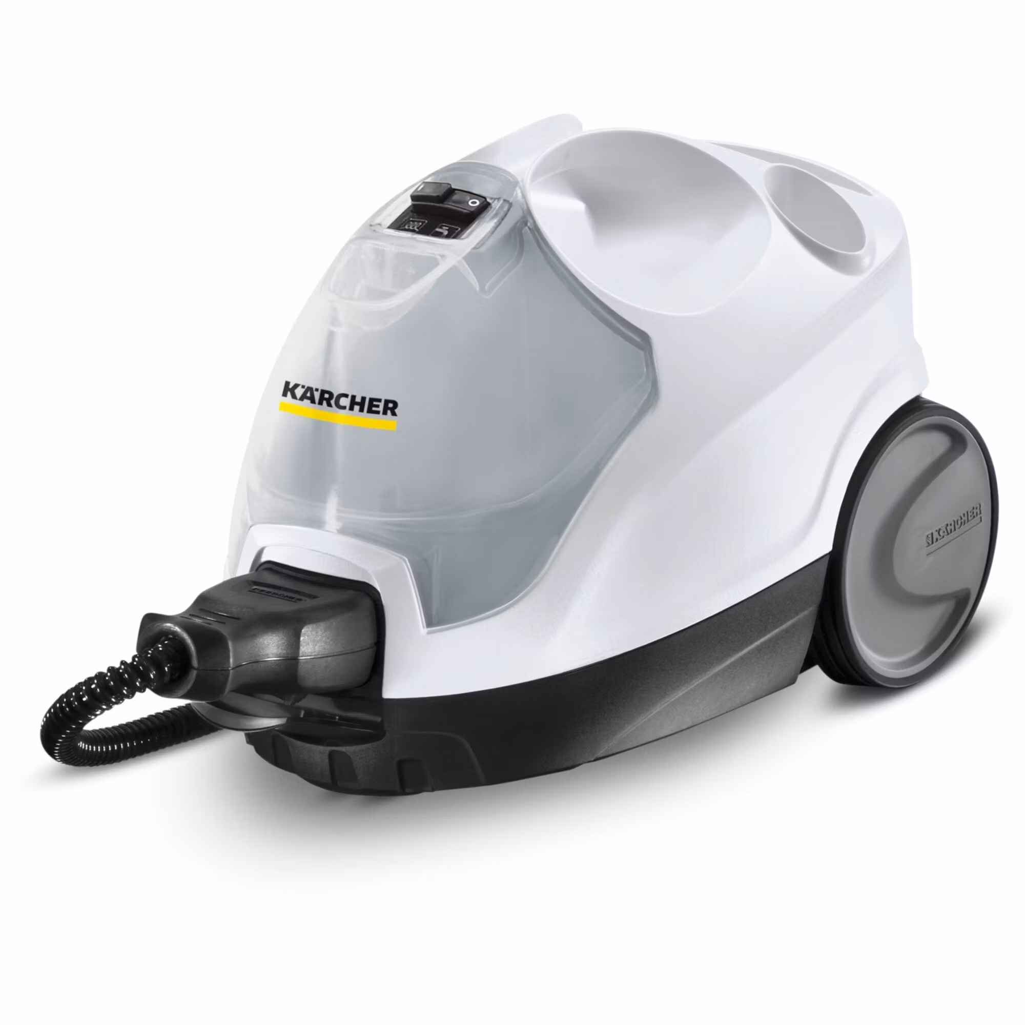 Kärcher ångtvätt SC 4 EasyFix Iron (vit/svart, 2 000 watt, inklusive ångtrycksstrykjärn)