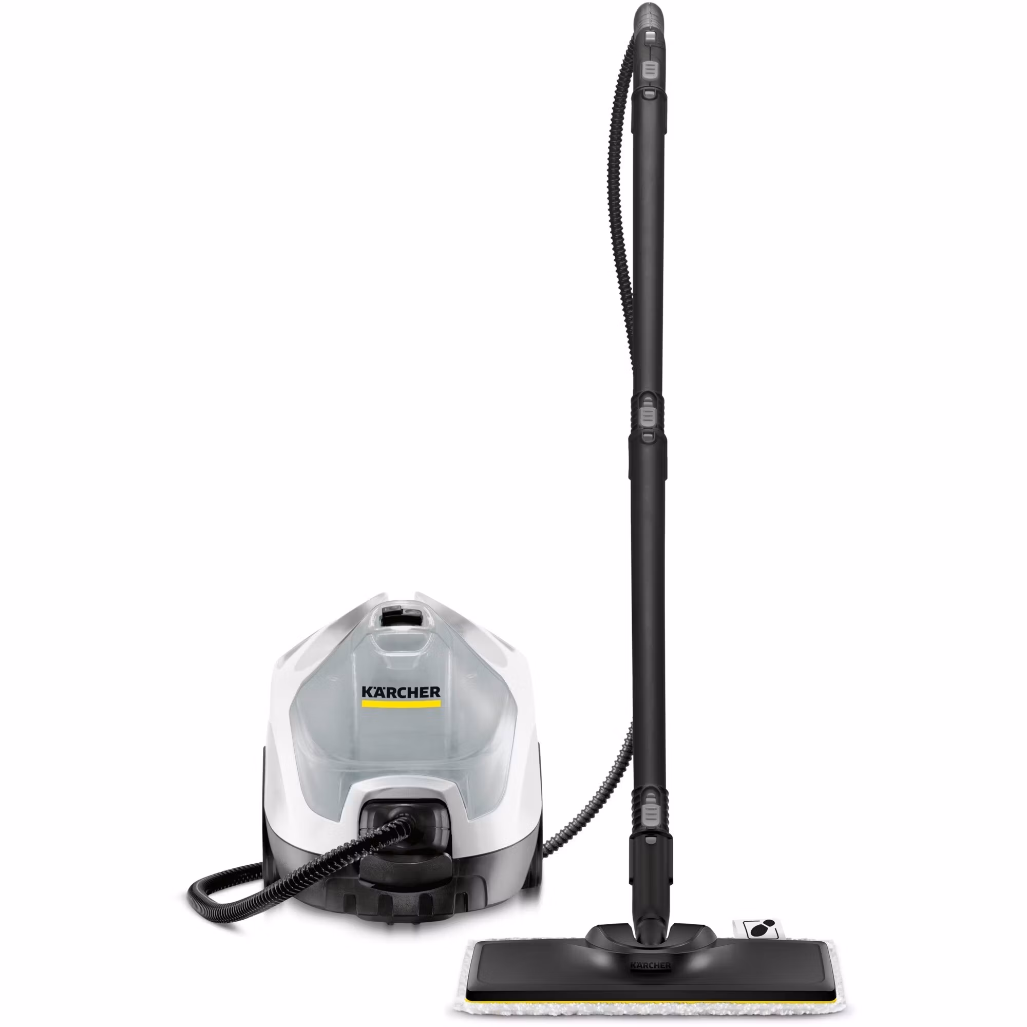 Kärcher ångtvätt SC 4 EasyFix Iron (vit/svart, 2 000 watt, inklusive ångtrycksstrykjärn)