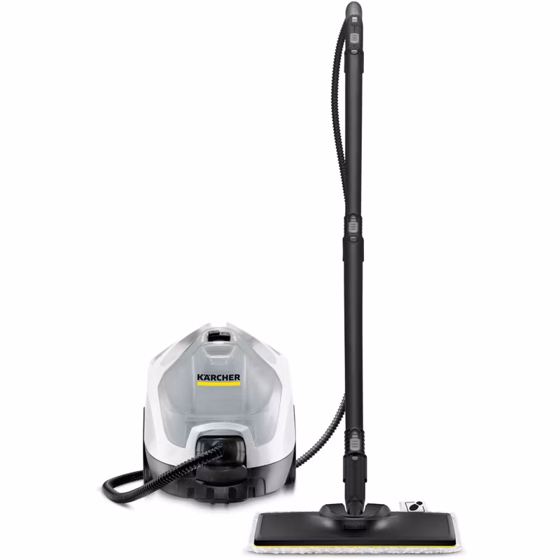 Kärcher ångtvätt SC 4 EasyFix Iron (vit/svart, 2 000 watt, inklusive ångtrycksstrykjärn)