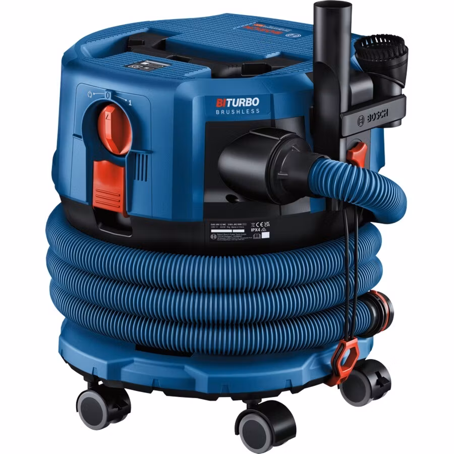 Bosch GAS 18V-12 MC, våt-/torrdammsugare (blå, utan batteri och laddare)