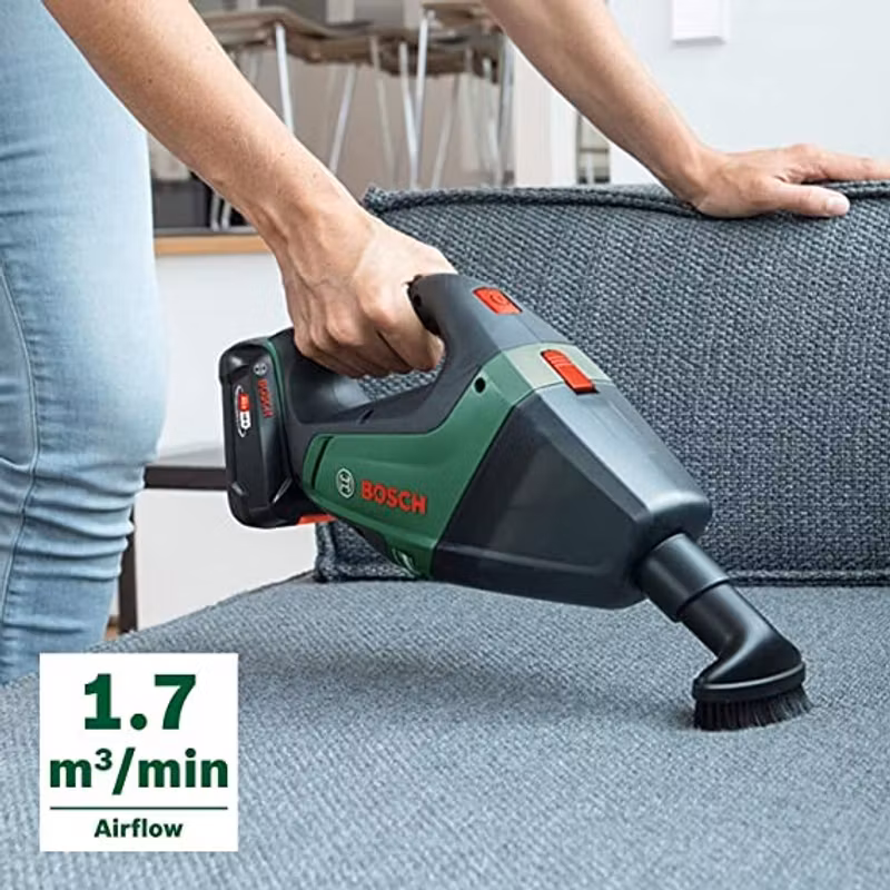 Bosch UniversalVac 18, handhållen dammsugare (grön, utan batteri och laddare)