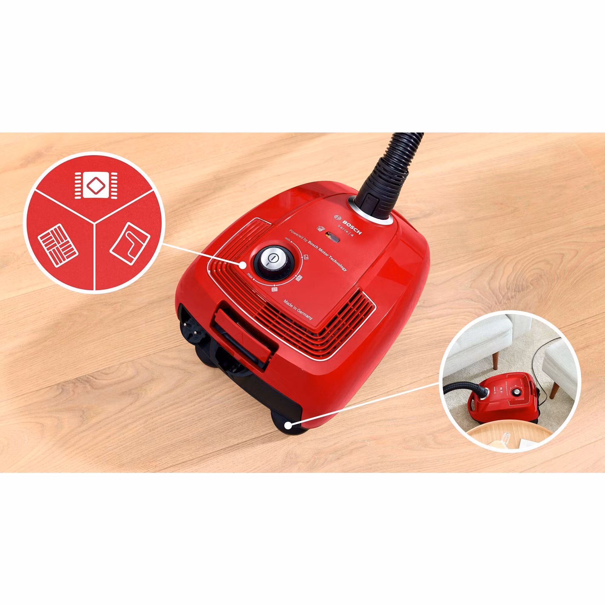 Bosch Series 4 BGD38RD1H (röd)