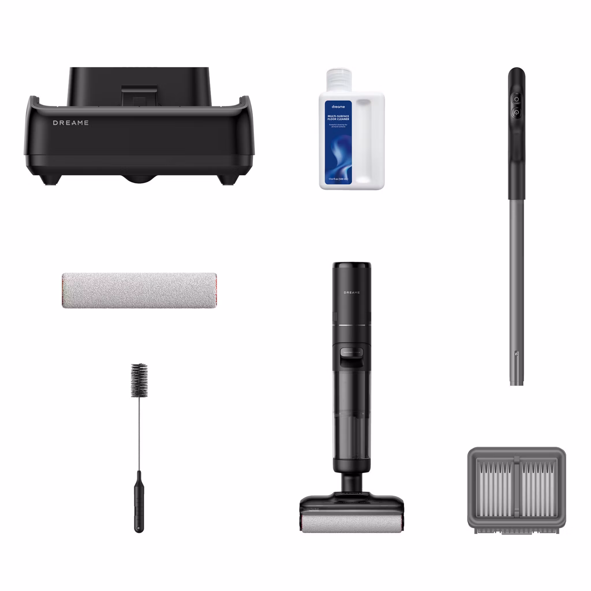Dreame H12 Pro FlexReach 2‑in‑1 skaftdammsugare Batteri Torr & våt Påslös 400 W Svart 4 Ah