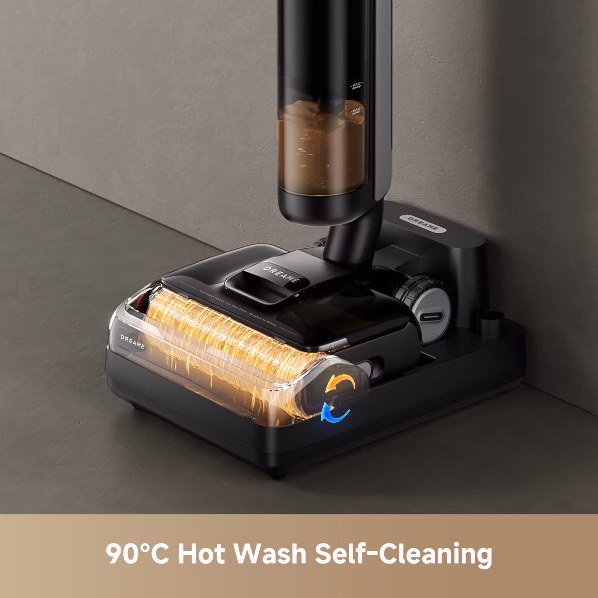 Dreame H12 Pro FlexReach 2‑in‑1 skaftdammsugare Batteri Torr & våt Påslös 400 W Svart 4 Ah