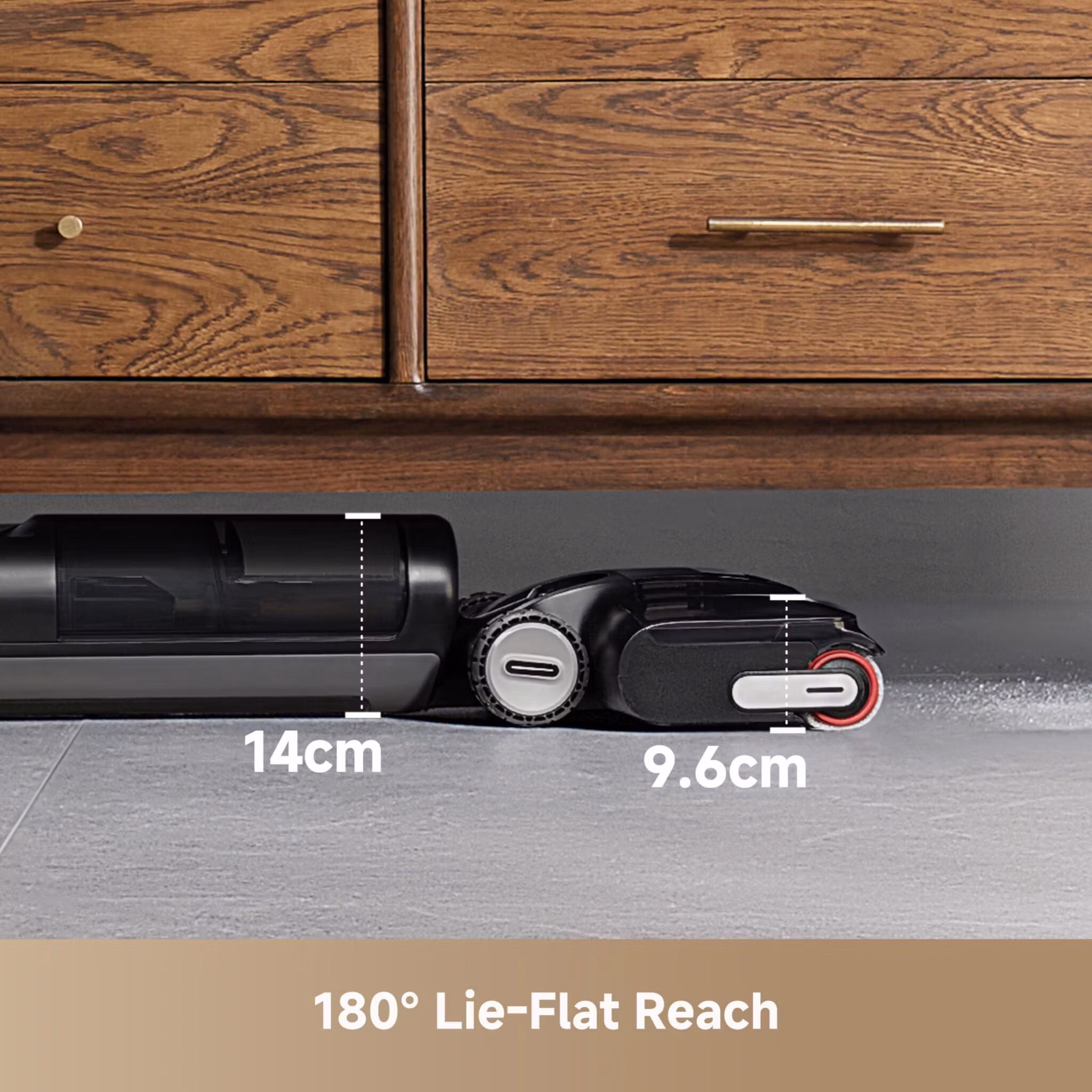 Dreame H12 Pro FlexReach 2‑in‑1 skaftdammsugare Batteri Torr & våt Påslös 400 W Svart 4 Ah