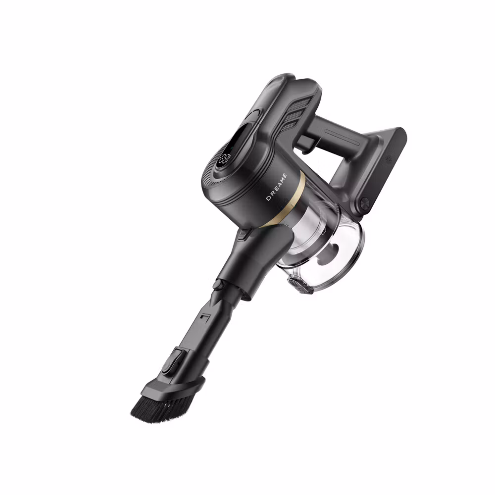 Dreame T30 Flex 2‑in‑1 skaftdammsugare Batteri Torr Påslös 0,5 L 450 W Svart, Guld 2,5 Ah
