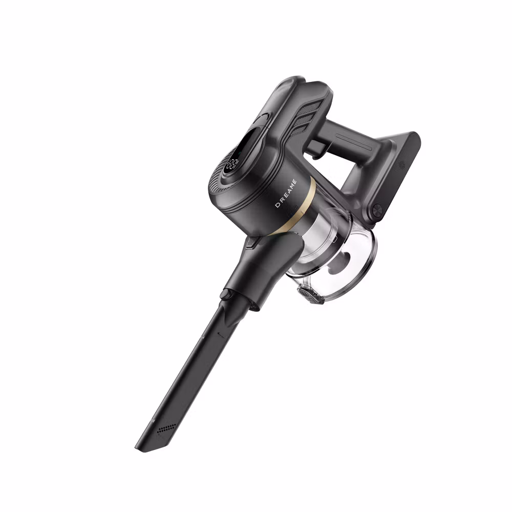 Dreame T30 Flex 2‑in‑1 skaftdammsugare Batteri Torr Påslös 0,5 L 450 W Svart, Guld 2,5 Ah