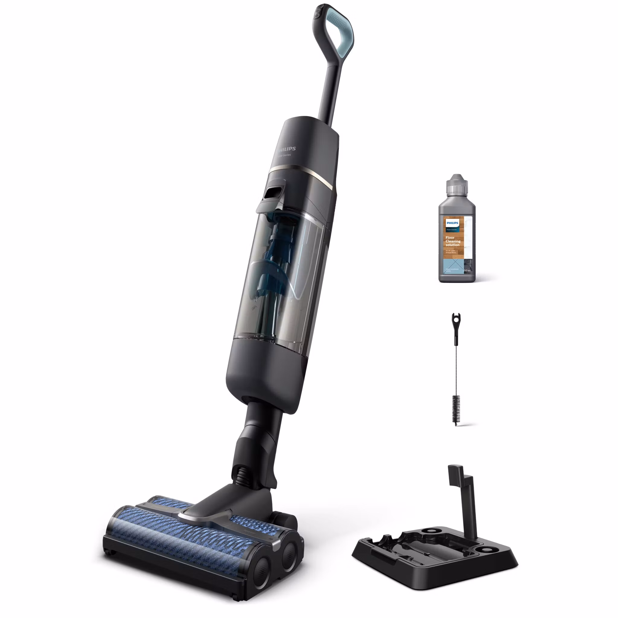 Philips XW7110 skaftdammsugare batteri torr/våt påslös champagne, grå