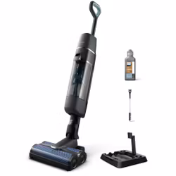 Philips XW7110 skaftdammsugare batteri torr/våt påslös champagne, grå
