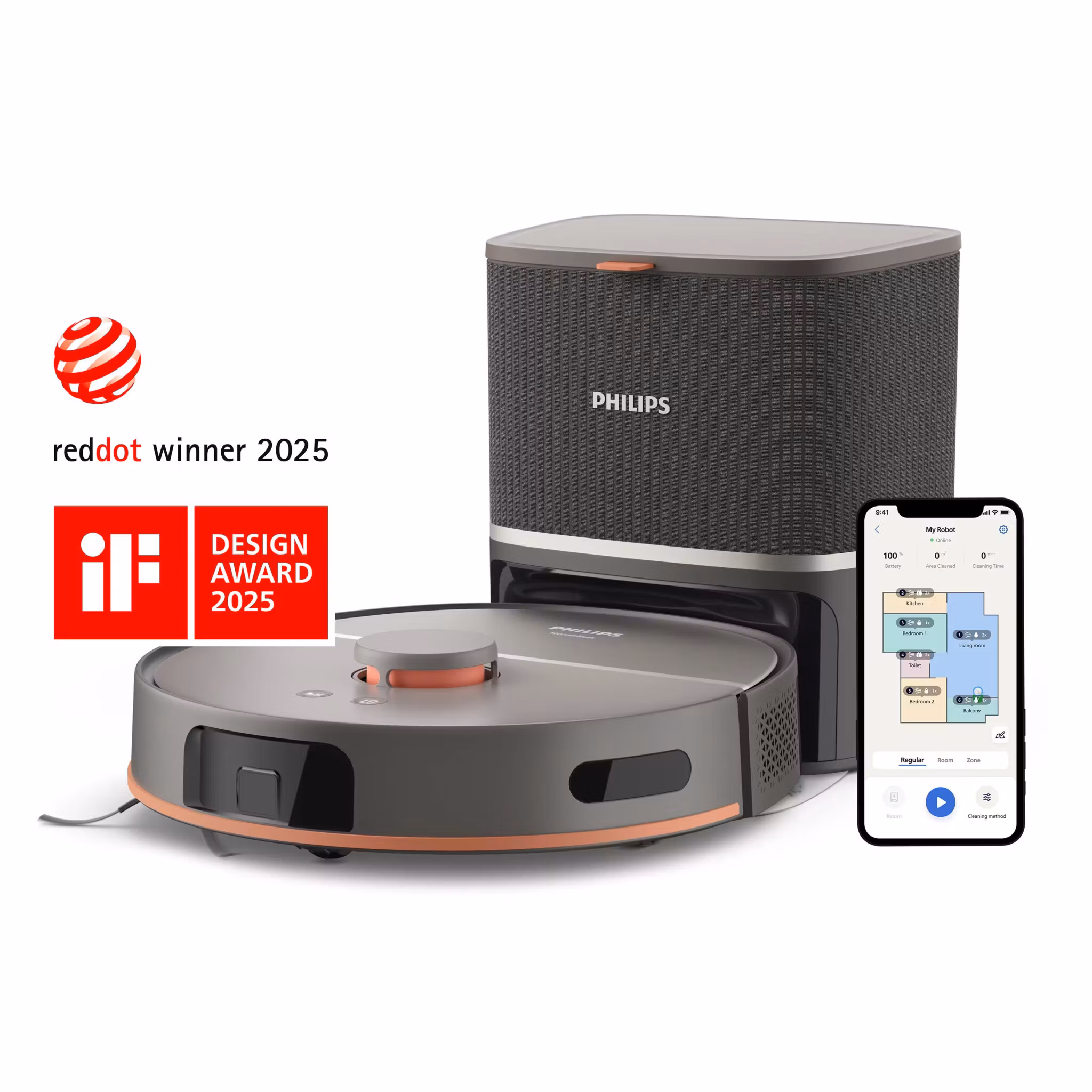 Philips XU5100/10 robotdammsugare 0,26 L