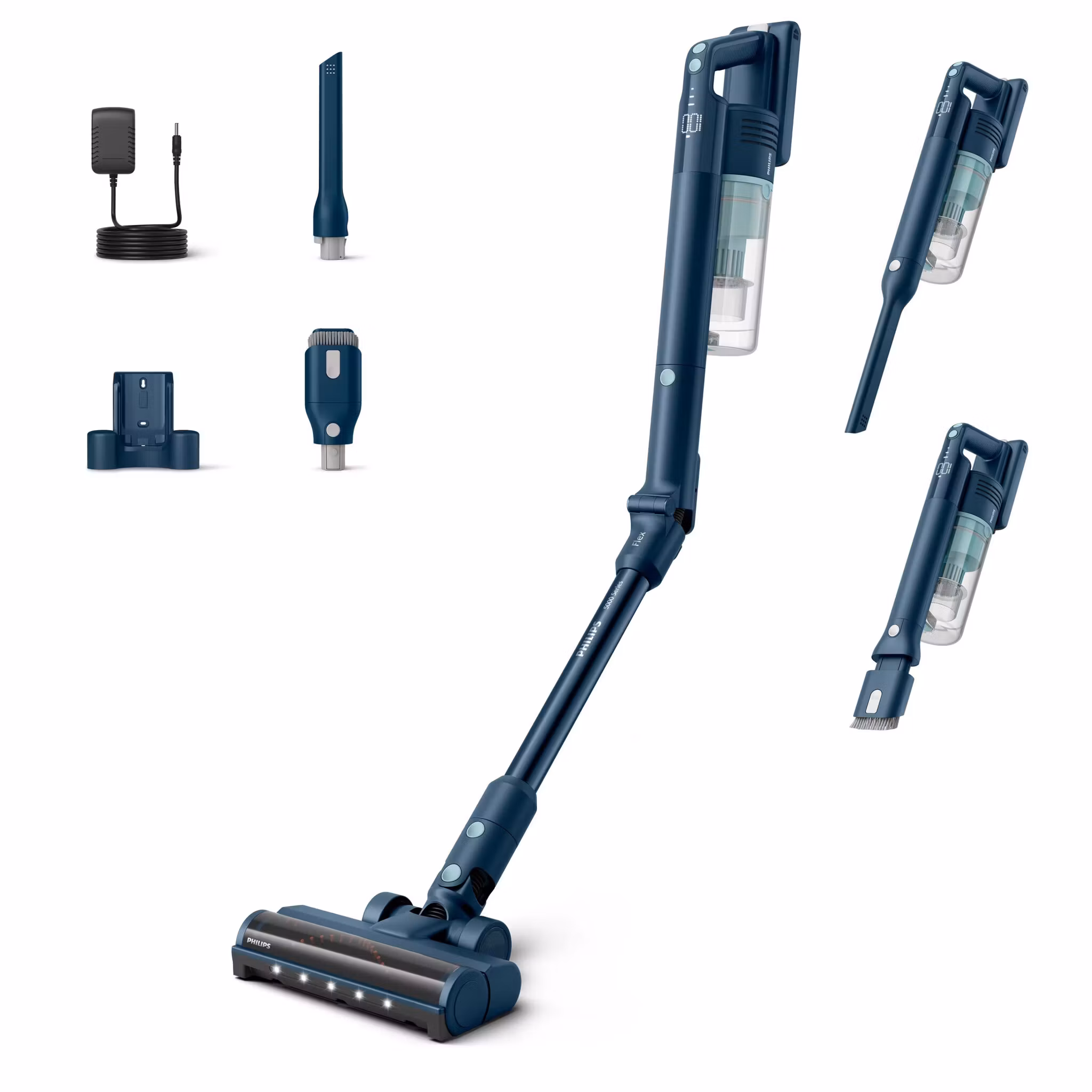 Philips XC5242/10 skaftdammsugare/elkvast Batteri Torr Påslös 0,27 L Salvia