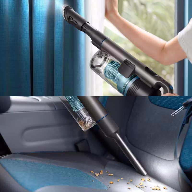 Philips XC8155/01 skaftdammsugare/elkvast 2-i-1 skaftdammsugare Batteri Torr & våt Påslös 0.6 L Blå