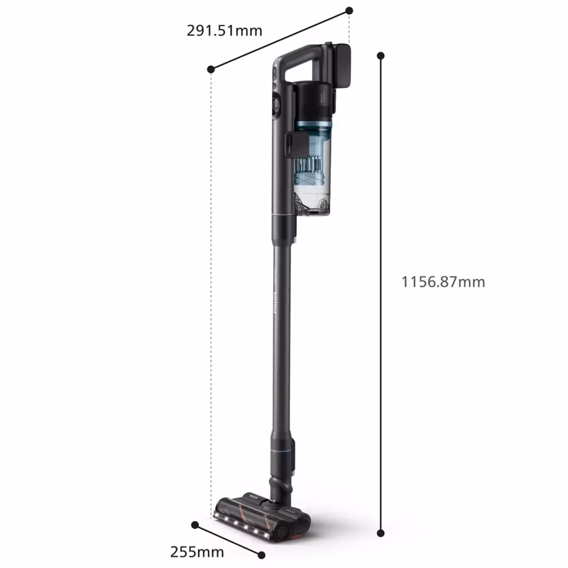Philips XC7163/01 skaftdammsugare/elborste 2-i-1 skaftdammsugare batteri torr&våt påslös 0,6 L blå