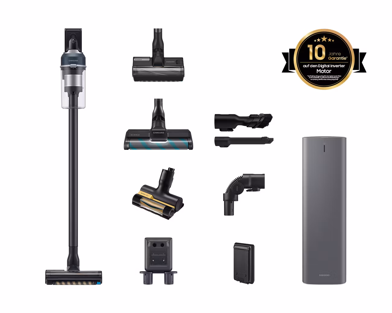 Samsung VS20C85G4PB Jet 85 Complete Clean Plus 2-i-1 skaftdammsugare