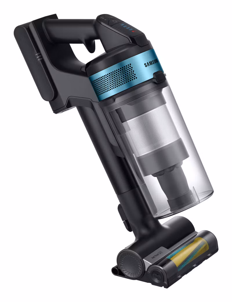 Samsung VS20B75AGR1/GE skaftdammsugare 2‑i‑1 Batteri Torr Påslös 0,8 L 550 W Svart, Krom, Mintgrön, Teal