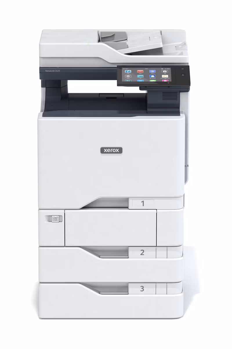 Xerox VersaLink C625 A4 50ppm duplex kopiering/utskrift/skanning/fax PS3 PCL5e/6 2 fack 650 ark