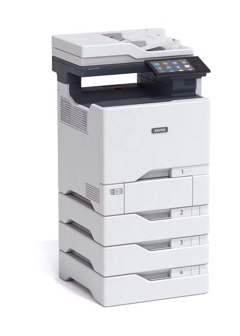 Xerox VersaLink C625 A4 50ppm duplex kopiering/utskrift/skanning/fax PS3 PCL5e/6 2 fack 650 ark
