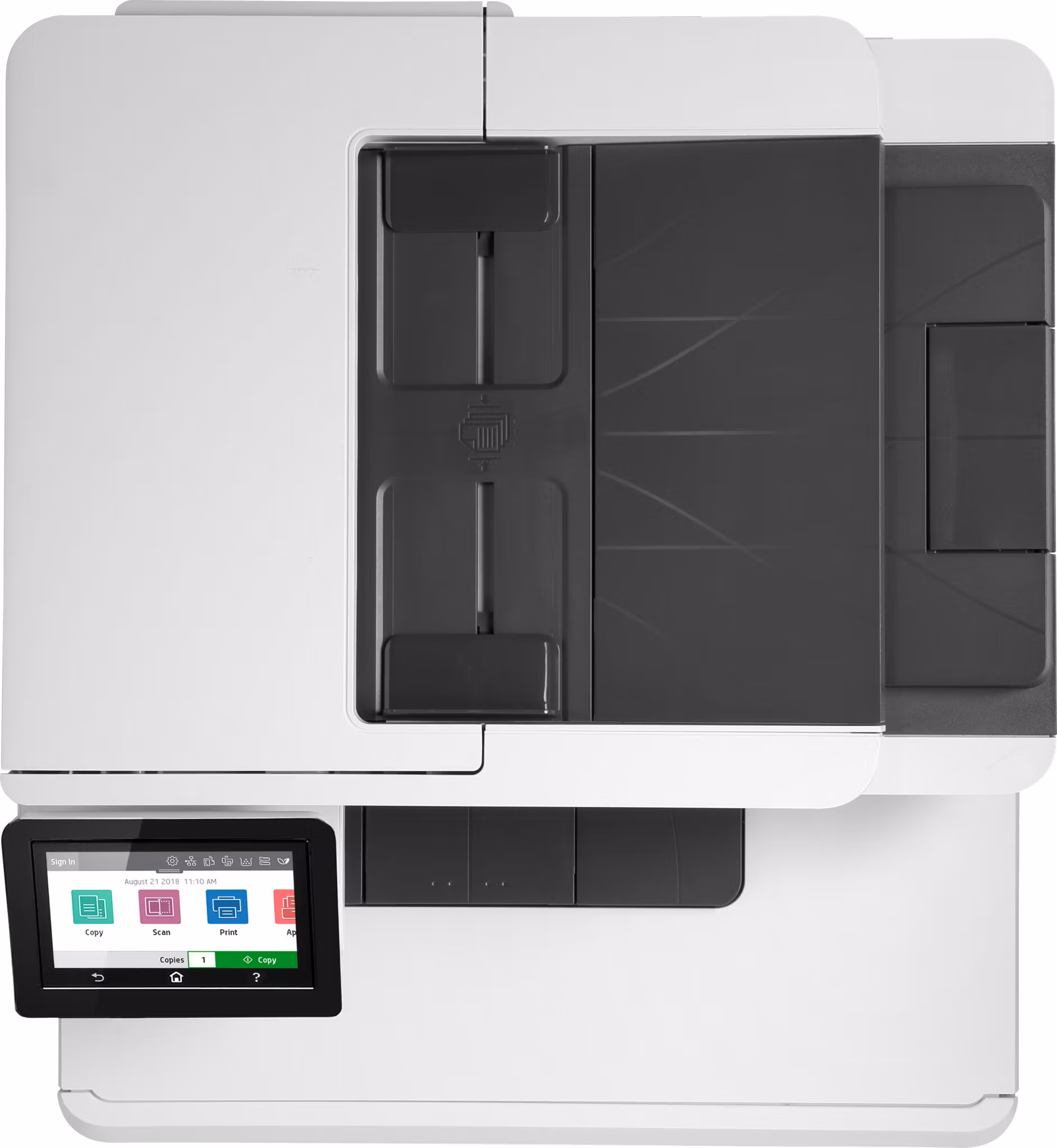 HP Color LaserJet Pro MFP M479dw, skriv ut, kopiera, skanna, e-post, dubbelsidig utskrift; skanna till e-post/PDF; 50-bladig ADF