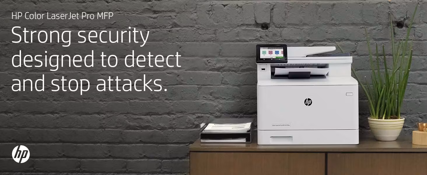 HP Color LaserJet Pro MFP M479dw, skriv ut, kopiera, skanna, e-post, dubbelsidig utskrift; skanna till e-post/PDF; 50-bladig ADF