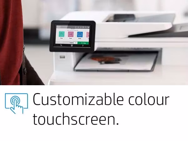 HP Color LaserJet Pro MFP M479dw, skriv ut, kopiera, skanna, e-post, dubbelsidig utskrift; skanna till e-post/PDF; 50-bladig ADF