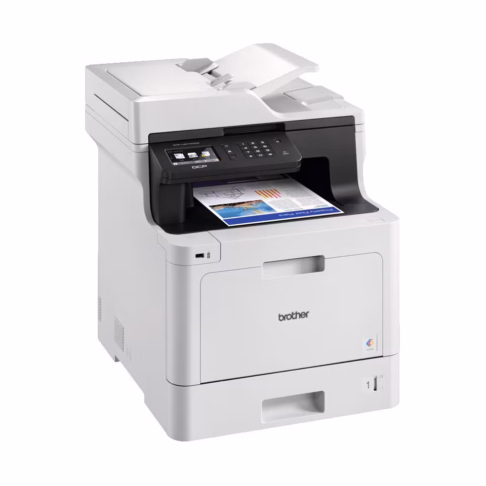 Brother DCP-L8410CDW multifunktionsskrivare Laser A4 2400 x 600 DPI 31 sidor/min Wi‑Fi