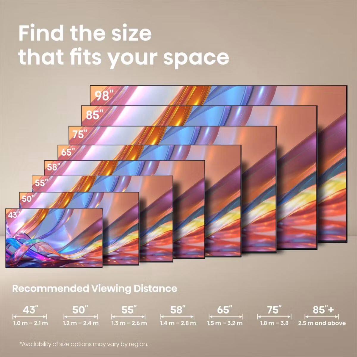Hisense 55E7S 139,7 cm (55") 4K Ultra HD Smart TV Wi-Fi svart 330 cd/m²