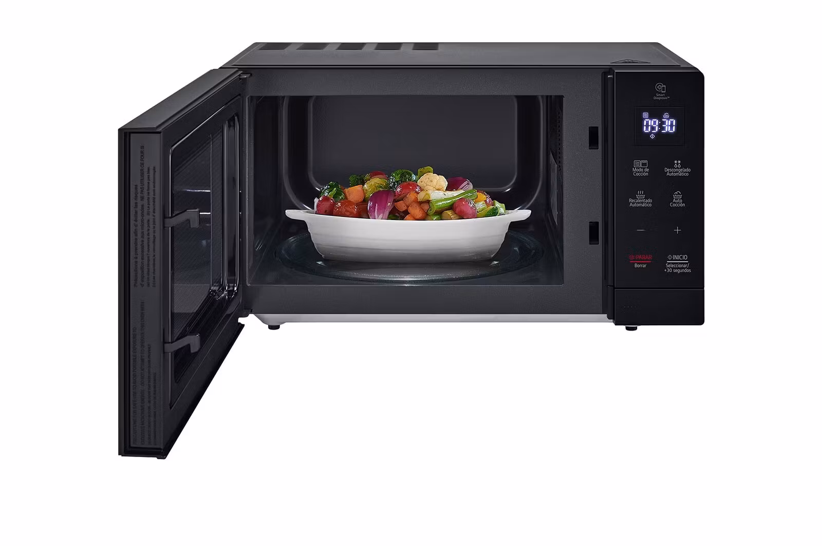 LG NeoChef MH7032JAS mikrovågsugn Svart Grillmikrovågsugn Bänkskiva 30 L 900 W