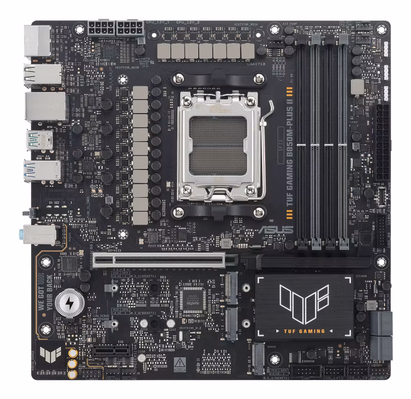ASUS TUF GAMING B850M-PLUS II AMD B850 Socket AM5 micro ATX